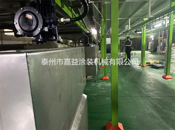 小工件噴塑流水線